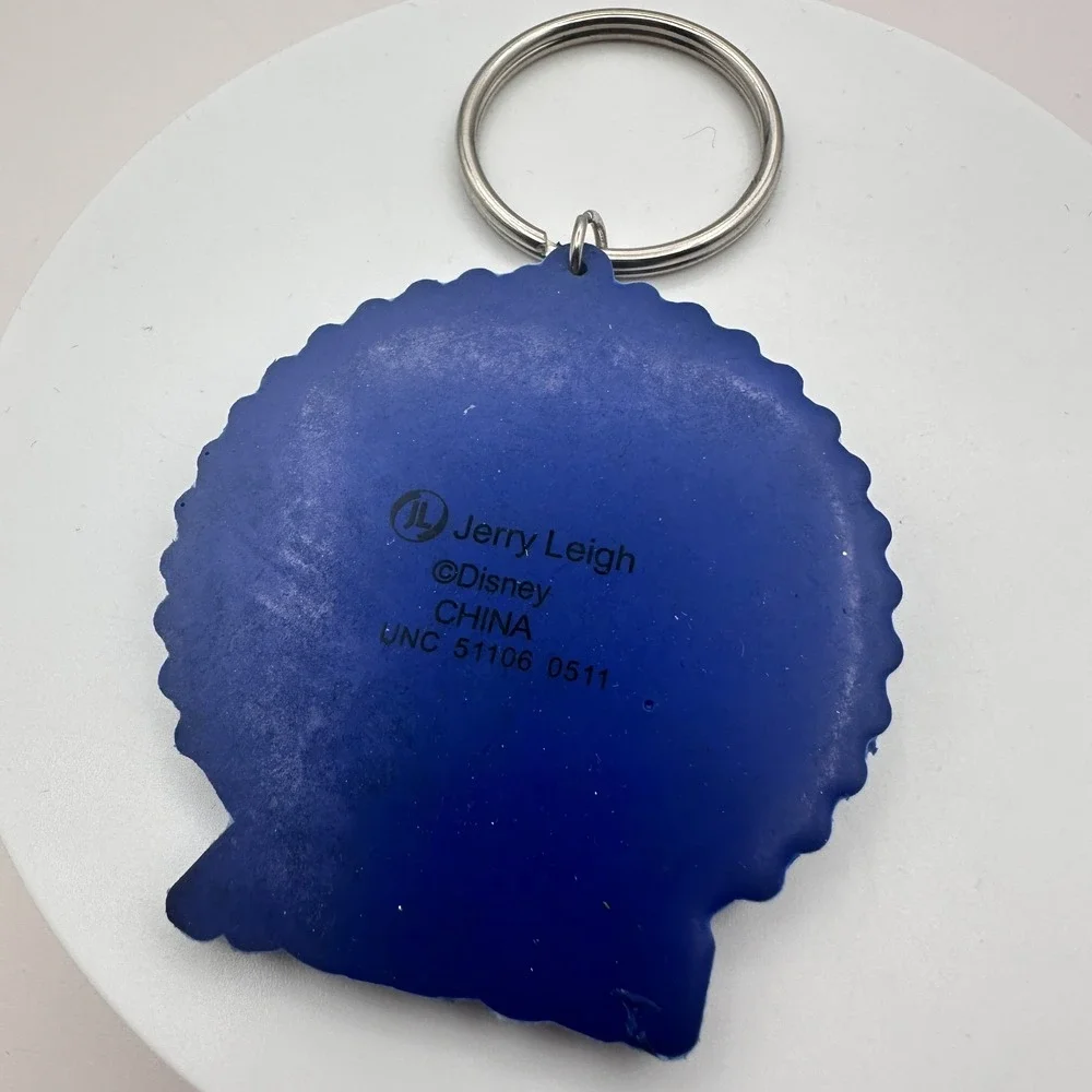 VTG 90s Disney Mickey Mouse Florida American Flag Rubber Keychain Jerry Leigh - Picture 5 of 6